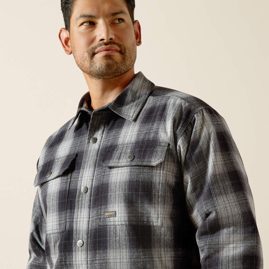 ARIAT Men's Rebar Flannel Insulated Shirt Jacket