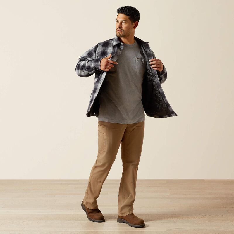 ARIAT Men's Rebar Flannel Insulated Shirt Jacket
