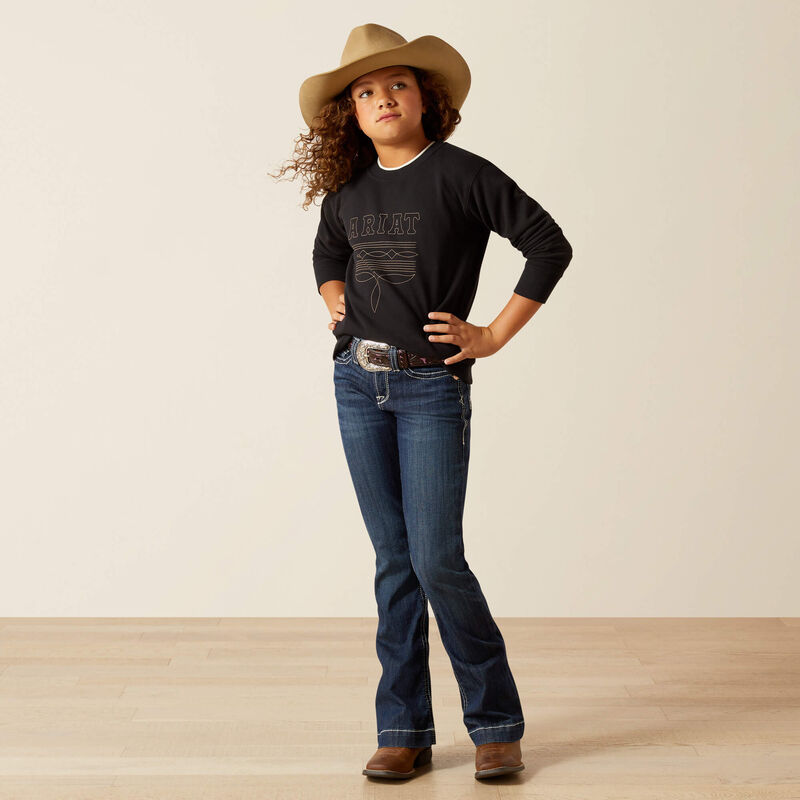 Ariat Booted Logo Sweatshirt (Girl's)