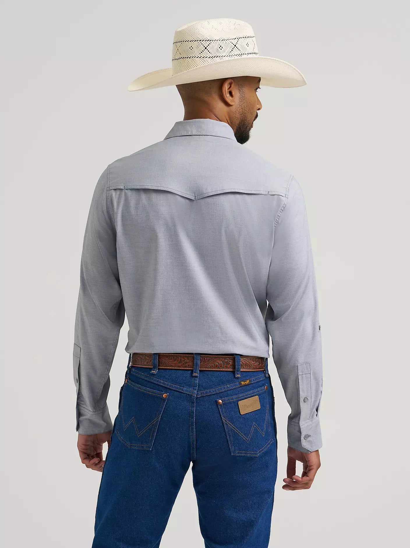 Wrangler Drover Utility Snap Shirt in Bering Sea (Men's)
