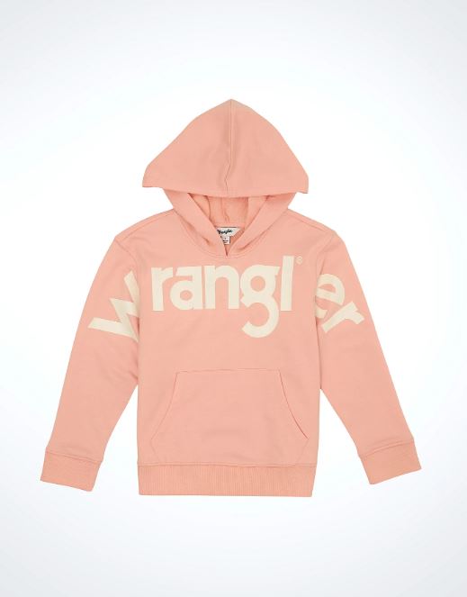 Girls Wrangler Bold Logo Hoodie