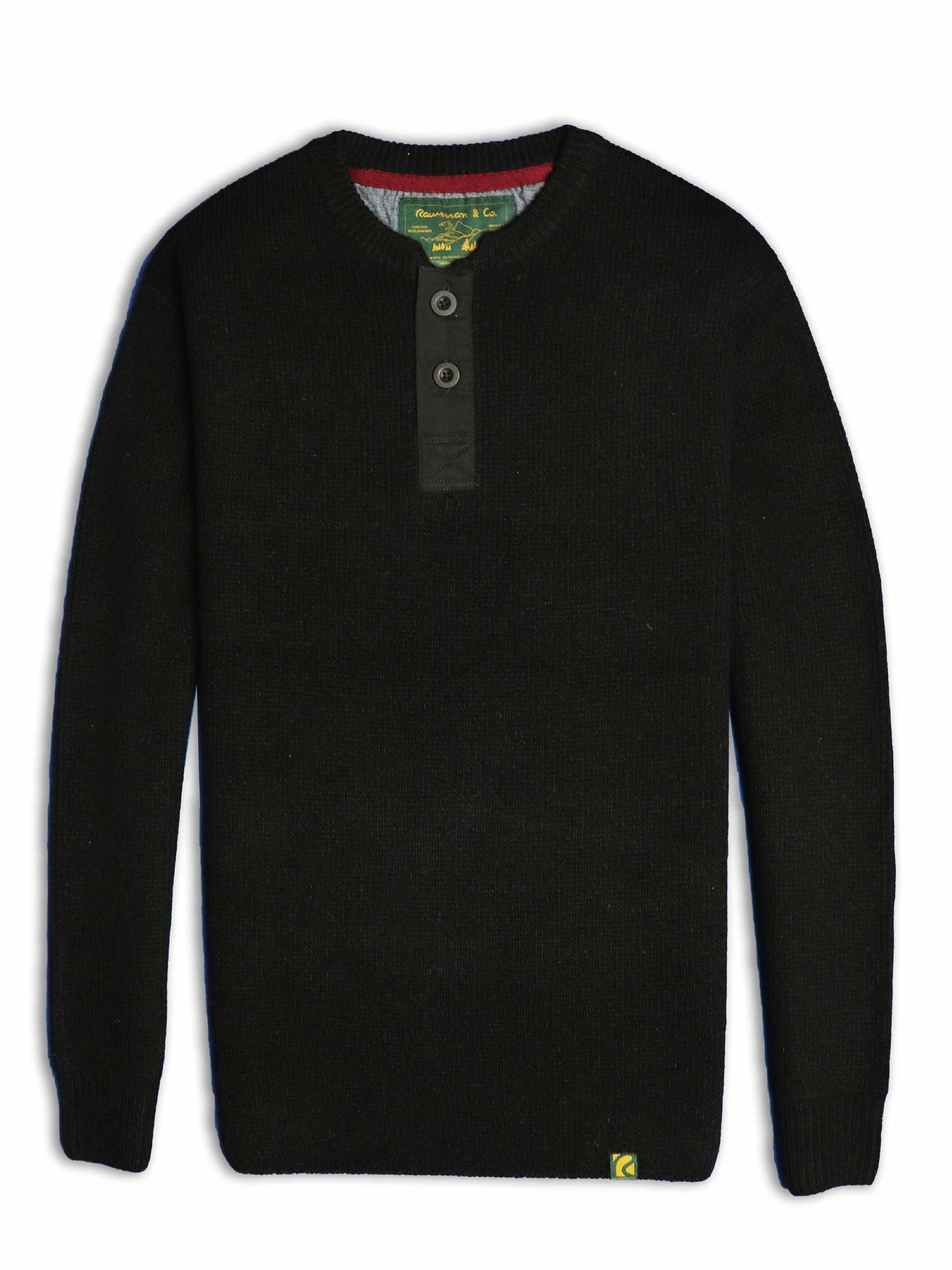 Rawman & Co - Black Henley