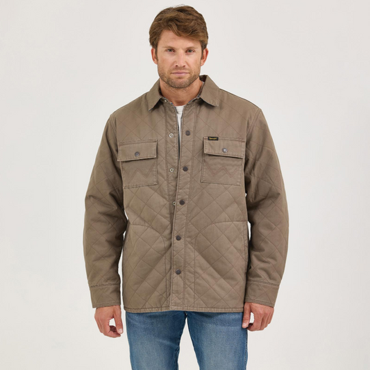 Wrangler Western Men's Reversible Quilted Shirt Jacket