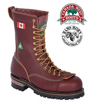 CANADA WEST 34363 BROWN WORK BOOT (STEEL TOE)
