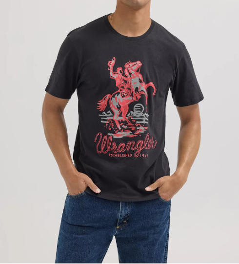 Men's Wrangler Bucking Horse Graphic T-Shirt