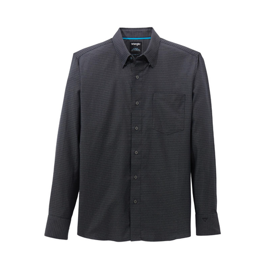 Wrangler® X Cody Johnson Long Sleeve Shirt - Classic Fit - Black Shadow