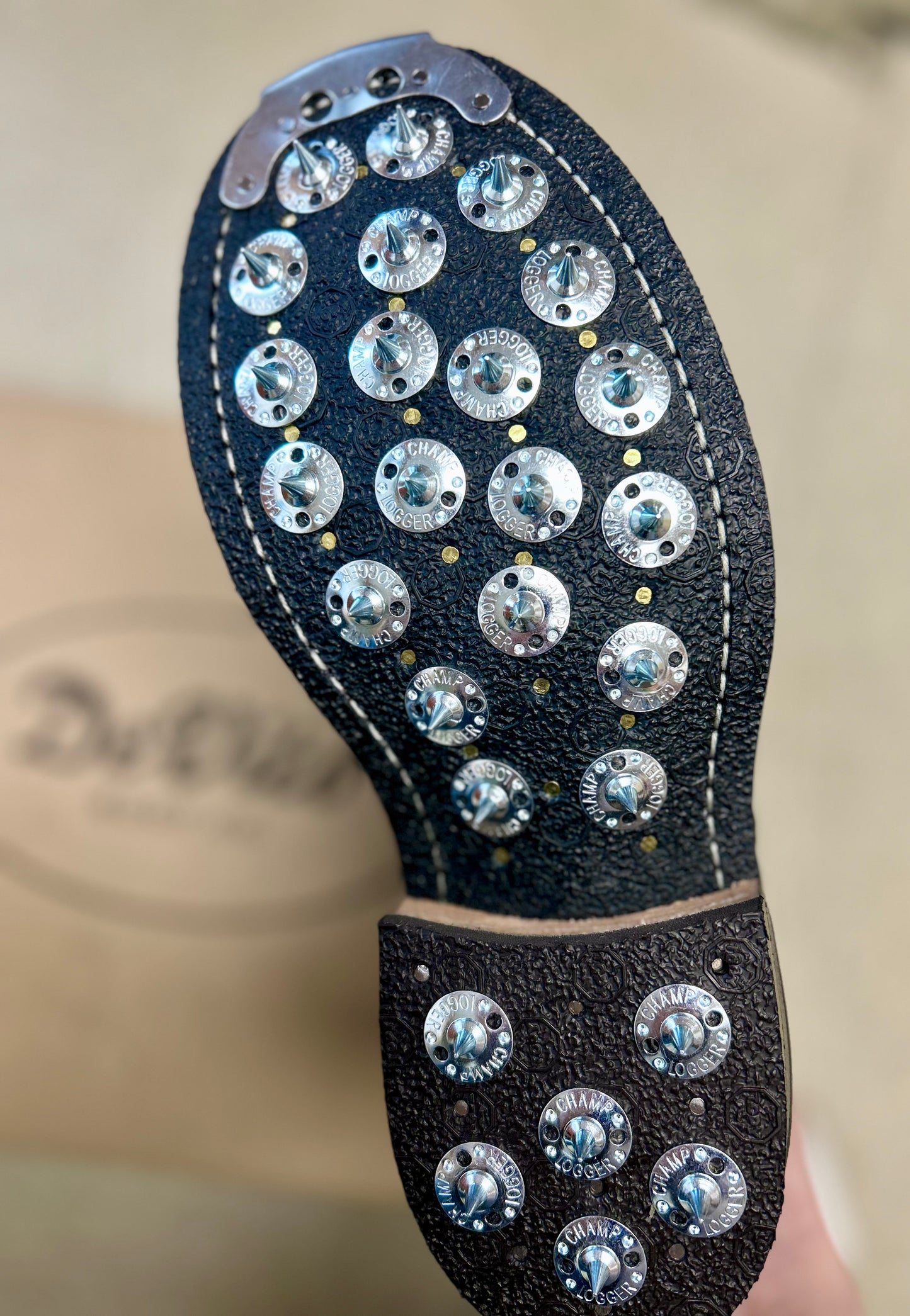 DeVito Boot Co. 10" Bobtail Black (CAULKED)
