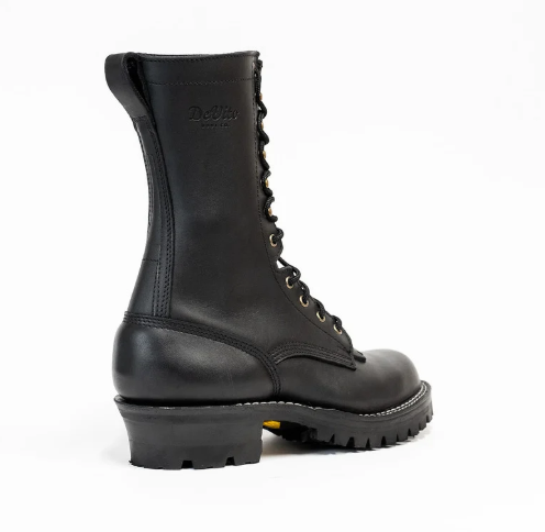 DeVito Boot Co. 10" Bobtail Black (CAULKED)