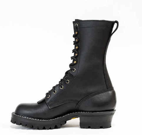 DeVito Boot Co. 10" Bobtail Black (CAULKED)