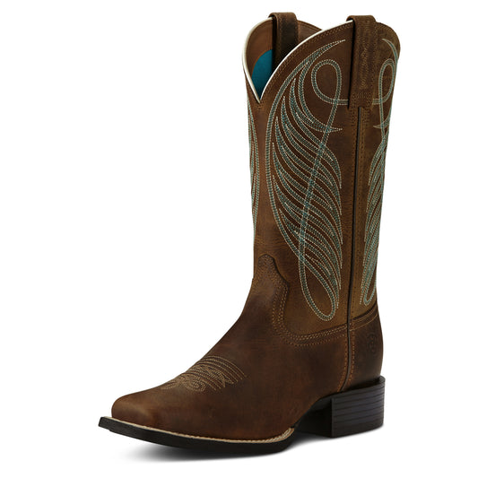 Ariat Round Up Wide Square Toe (Womens)