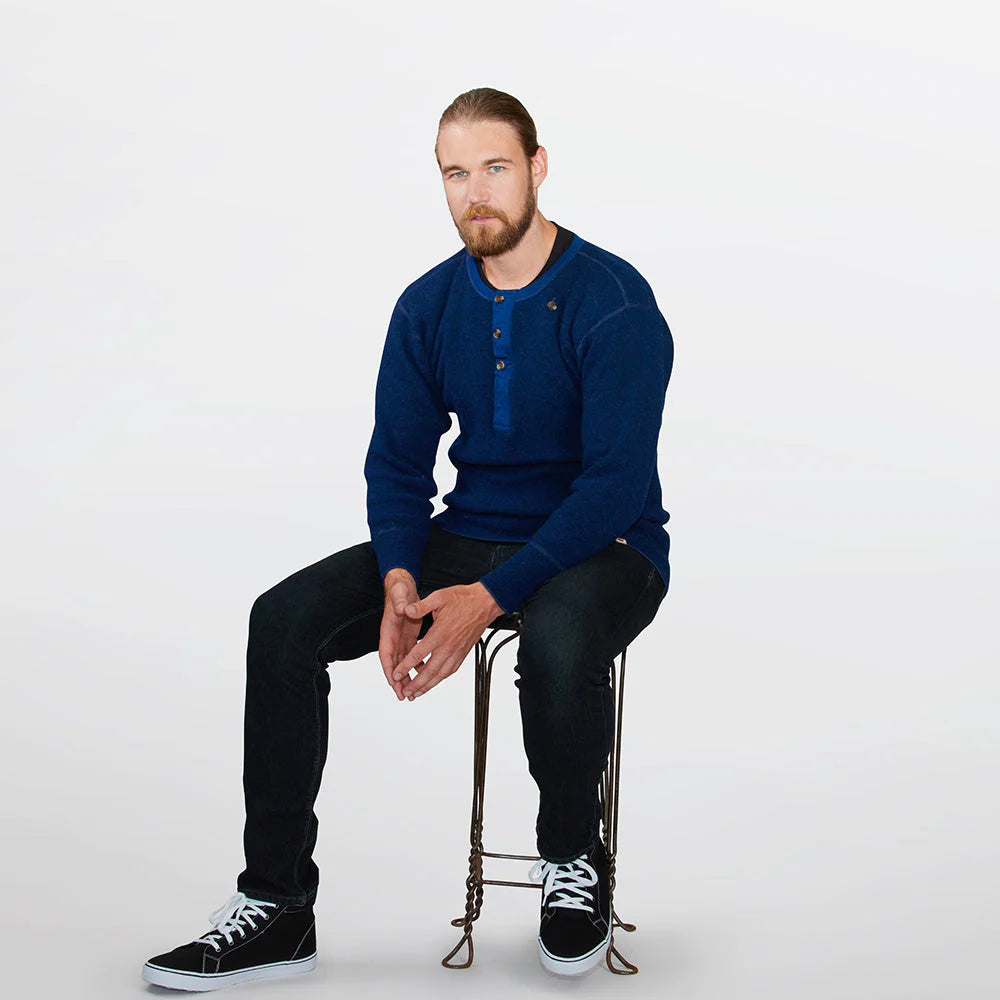 Stanfield's Henley Midnight Blue