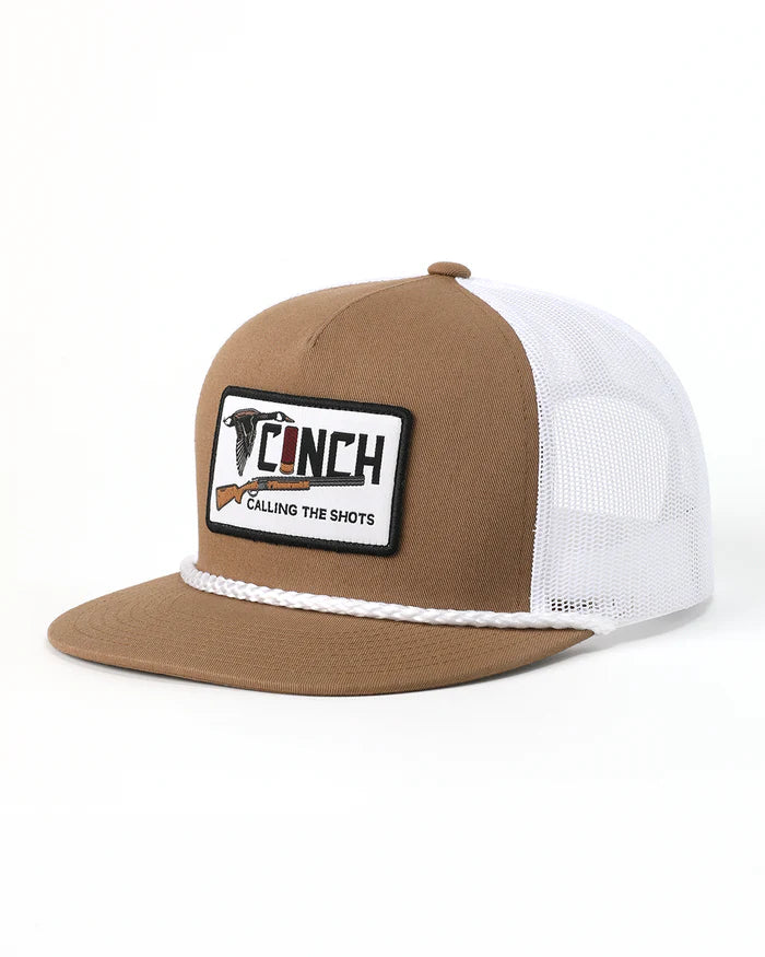 Cinch Calling The Shots Trucker Cap in Brown
