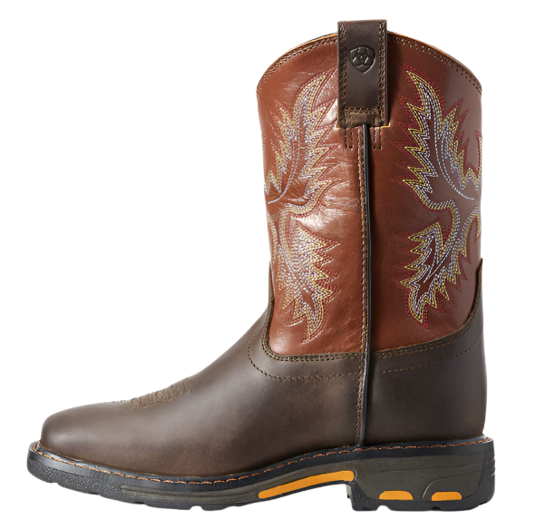 Ariat WorkHog Wide Square Toe Boot (Kids)