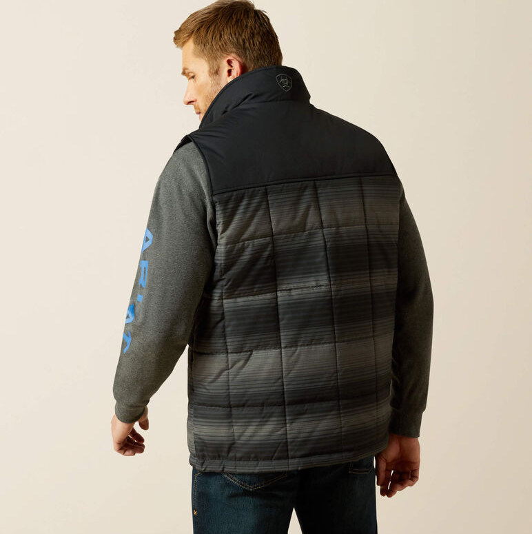 MNS - Ariat Crius Insulated Vest - Serape/Black Striped