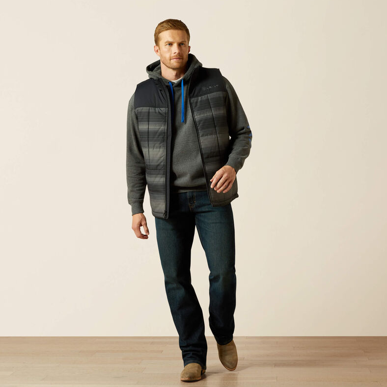 MNS - Ariat Crius Insulated Vest - Serape/Black Striped