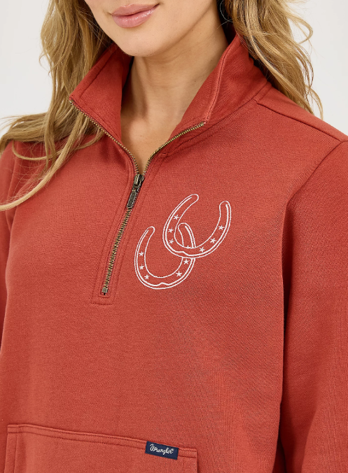 Women's Western Quarter Zip Sweatshirt
