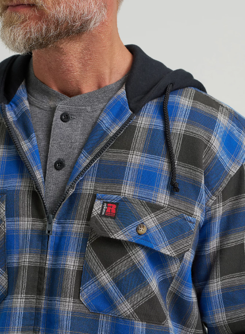 Wrangler® RIGGS Workwear® Hooded Flannel Work Jacket (Men's)