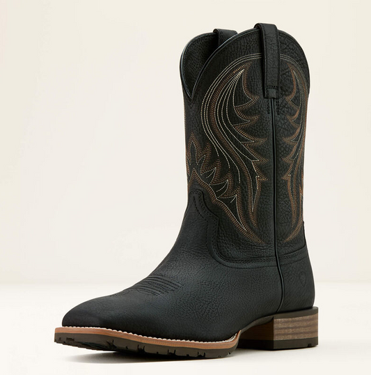 ARIAT Hybrid Rancher Western Boot (MENS) Jasper Black