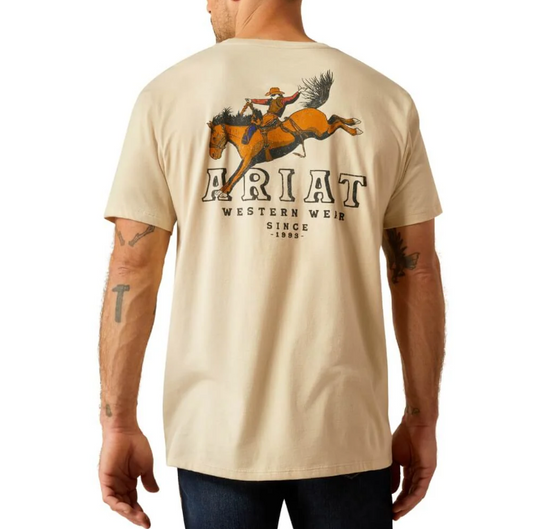 Ariat Bronc Ridin Heritage SS T-Shirt (Mens)