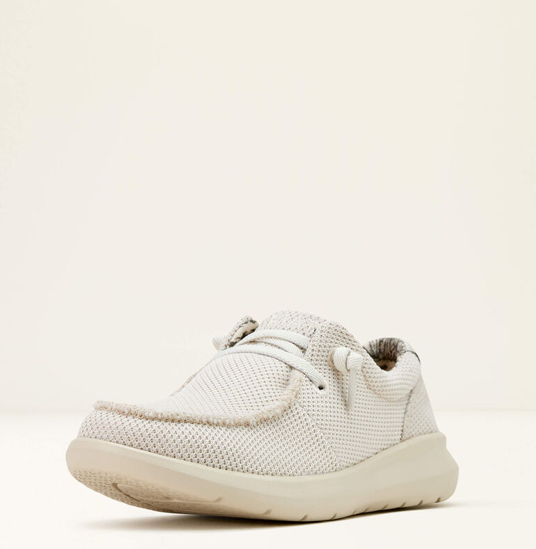 Women's Ariat Hilo Shoe - Cream Mesh