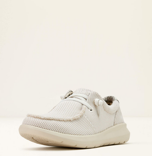 Women's Ariat Hilo Shoe - Cream Mesh