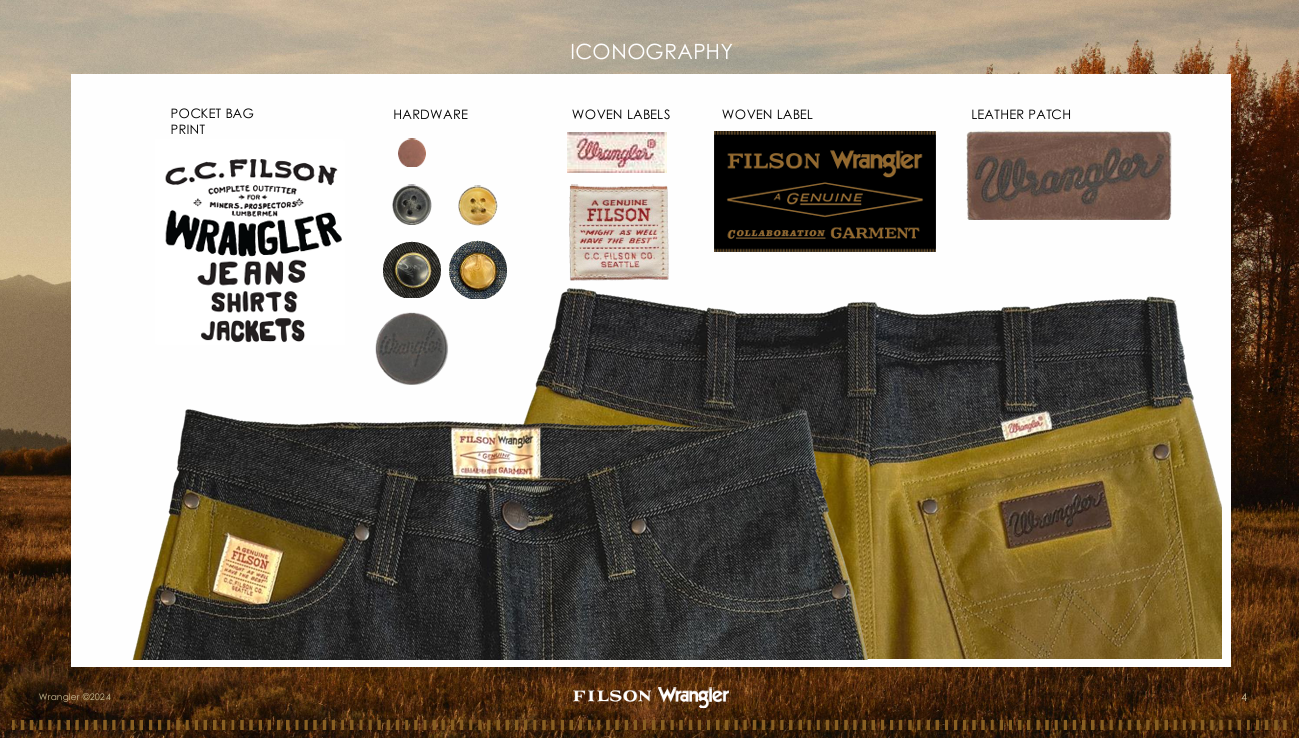 Filson® x Wrangler® -Two Tone Denim Work Jacket