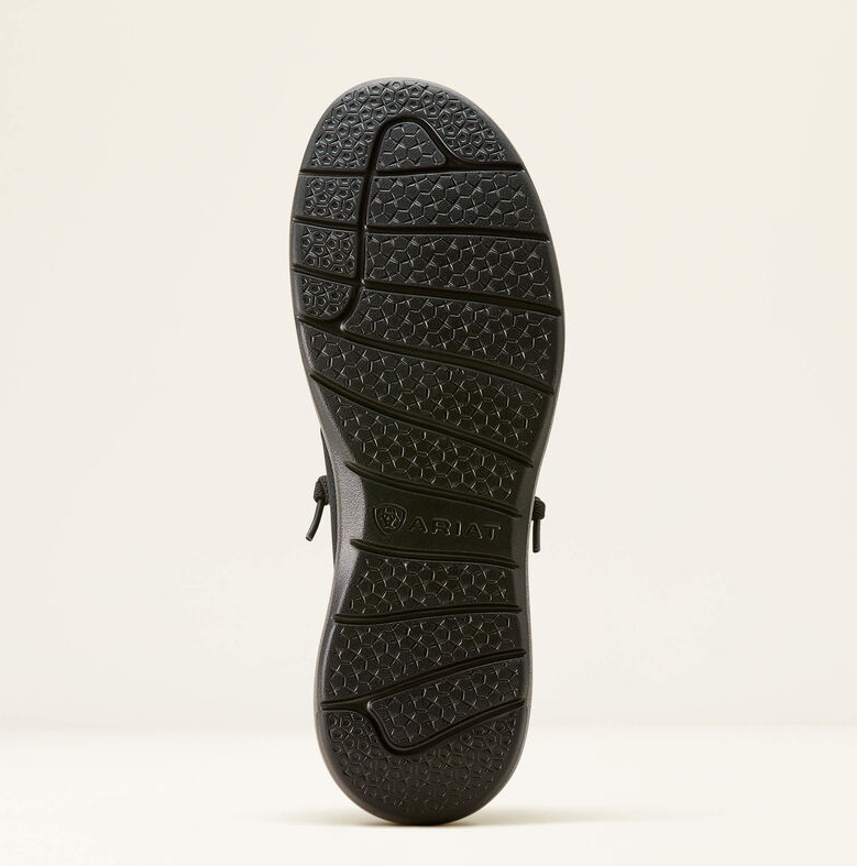 Mens Ariat Hilo Shoe - Solid Black