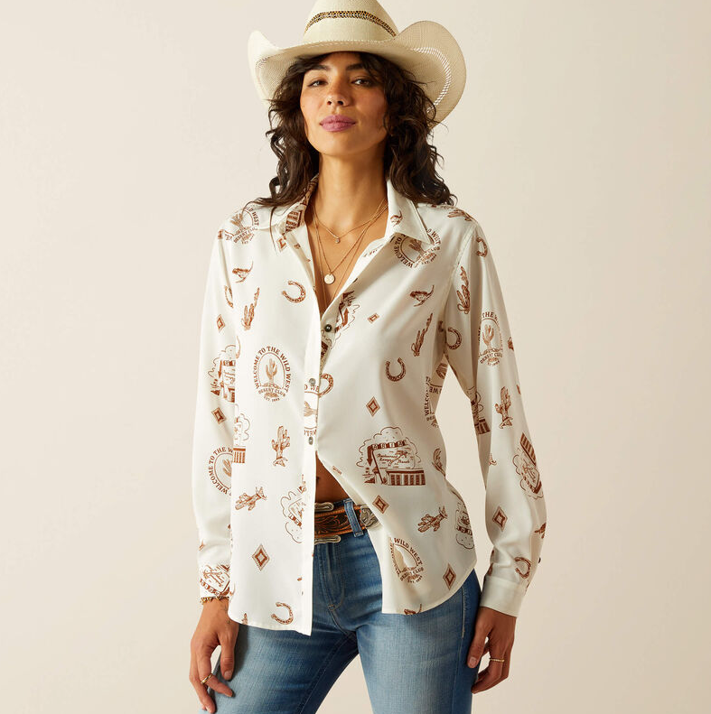 ARIAT Women's Homestyle Print Shirt