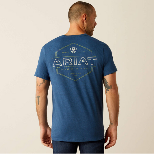 Ariat Line Frame Hex T-Shirt (Mens)