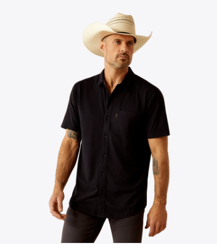 Ariat Retro Button Down Short Sleeve Shirt (Mens)