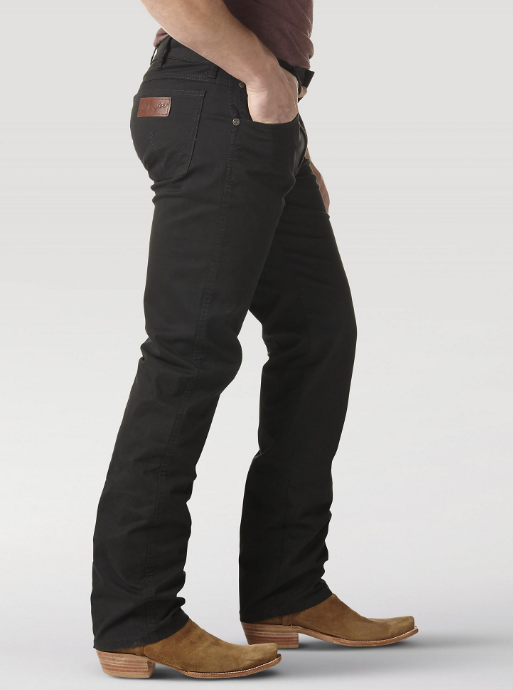 Men's Wrangler Retro® Slim Fit Straight Leg Pant - Black