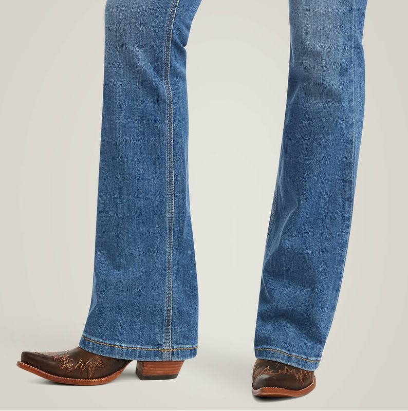 R.E.A.L. High Rise Daniela Boot Cut Jeans (Womens) - Tenessee Wash