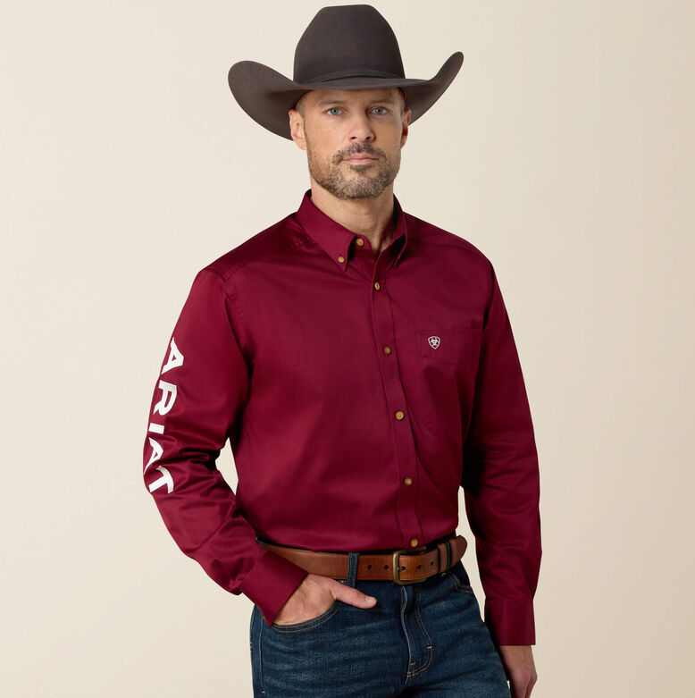 Ariat Team Logo Twill Classic Fit Shirt (Mens)