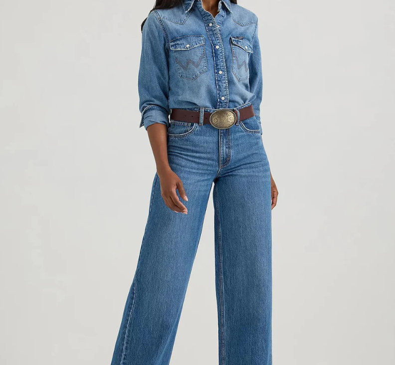 Wrangler Bailey High Rise Wide Leg Jean (Women's)