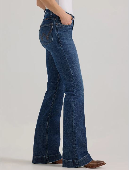 Women's Wrangler Ultimate Riding Jean Willow Mid-Rise Trouser - Luna