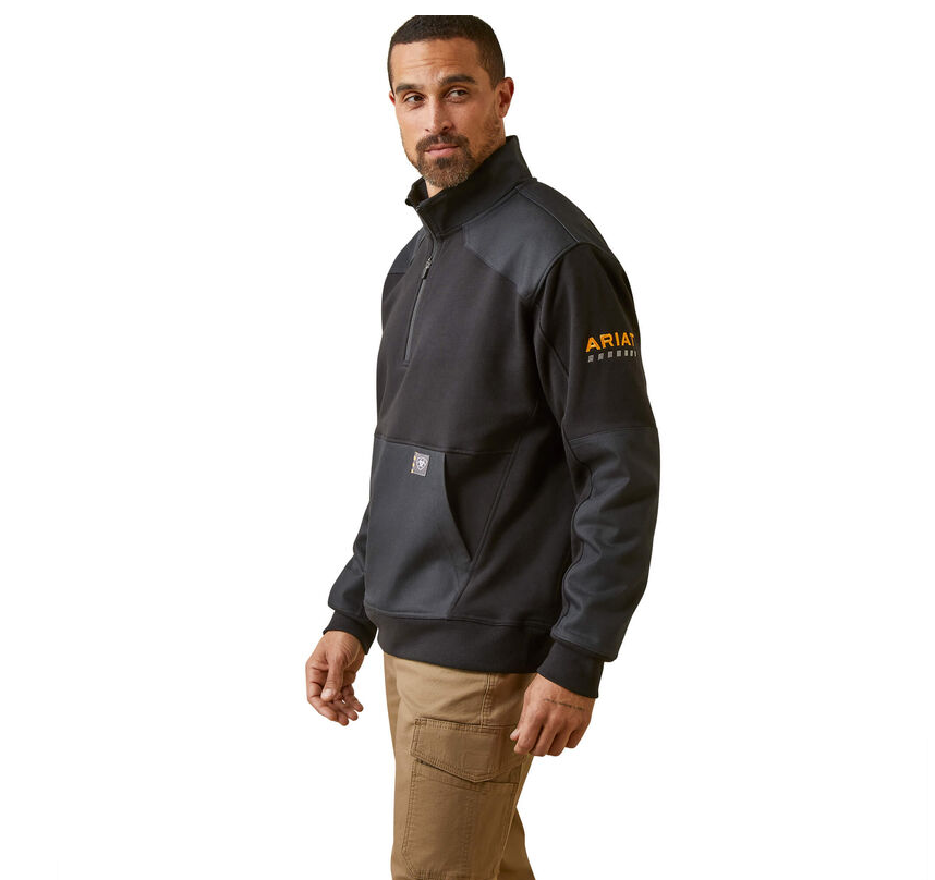 Rebar Workman Duracanvas 1/4 Zip Sweatshirt - ARIAT