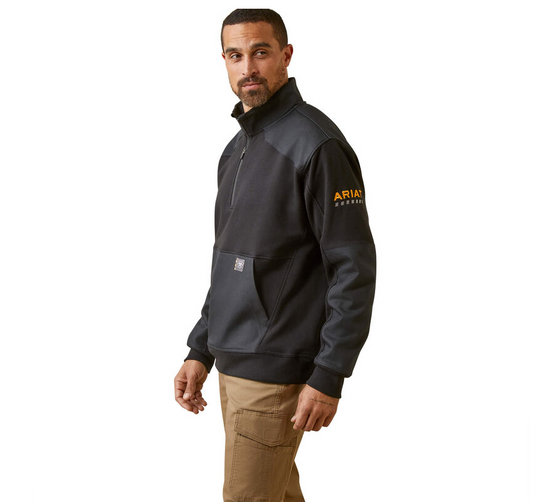 Rebar Workman Duracanvas 1/4 Zip Sweatshirt - ARIAT