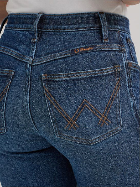 Women's Wrangler Ultimate Riding Jean Willow Mid-Rise Trouser - Luna
