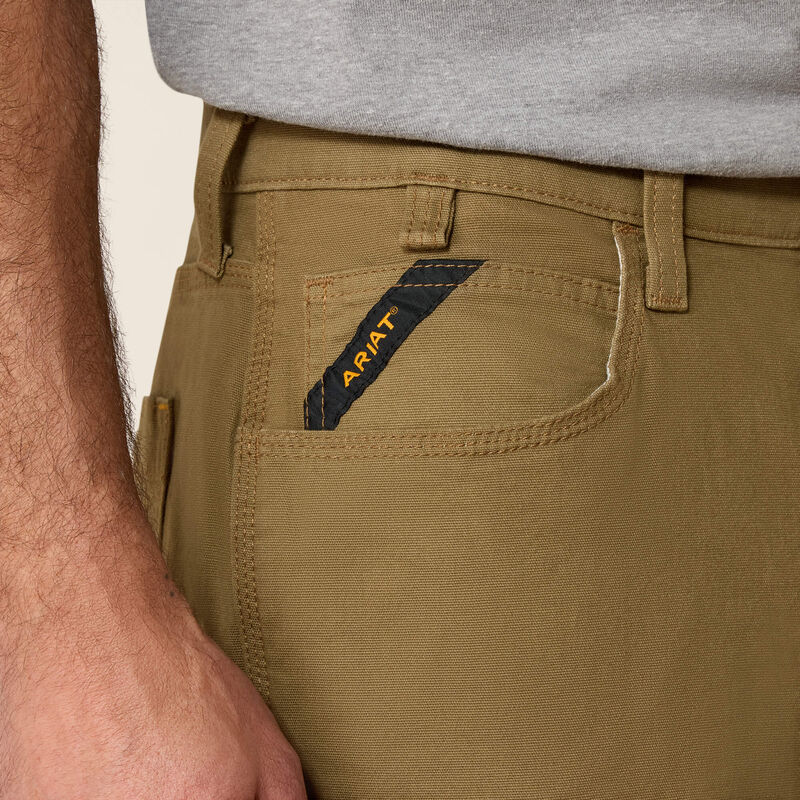 Ariat Rebar DuraStretch Made Tough 10" Short in Field Khaki (Men's)