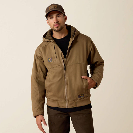 Ariat Rebar DuraCanvas Jacket in Field Khaki (Men's)