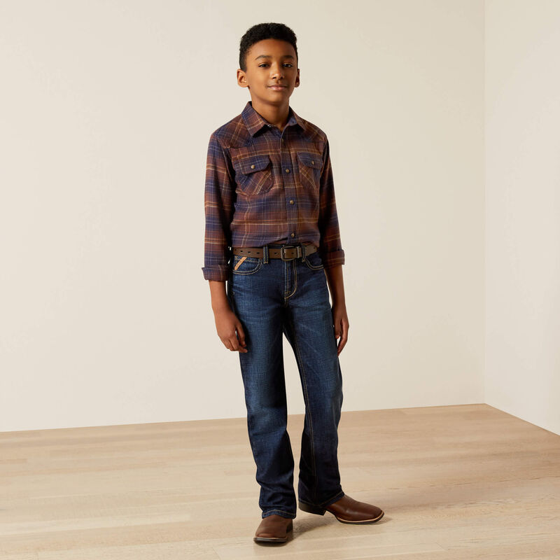 Ariat Harleigh Retro Snap Shirt (Boys)