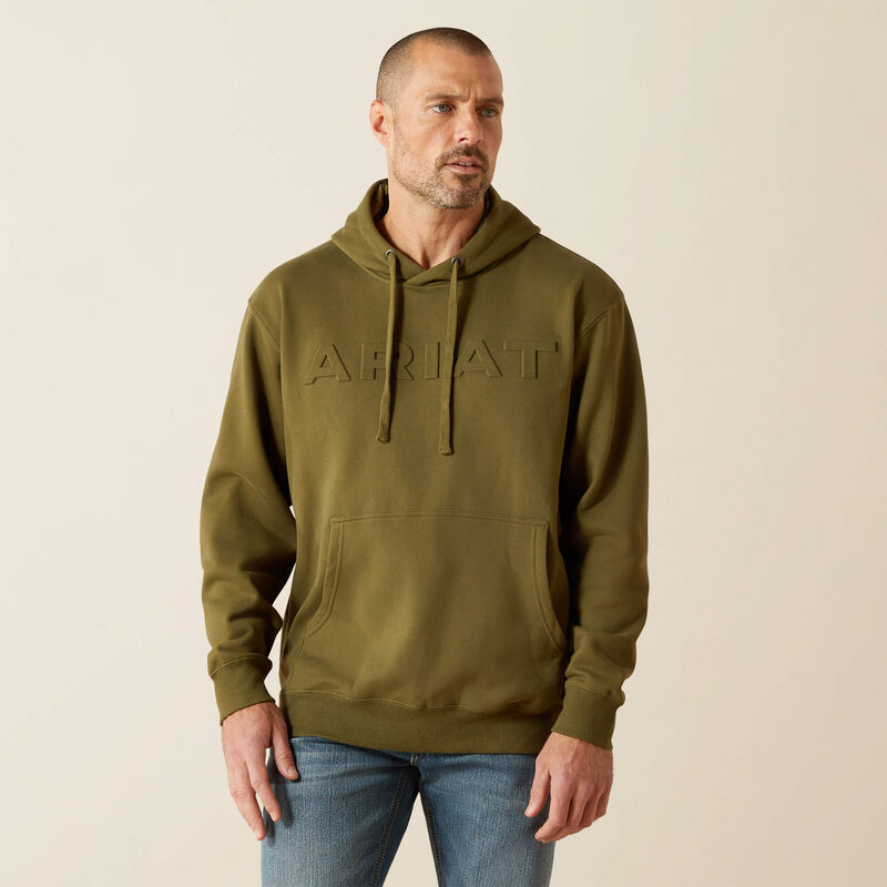 Ariat Embossed Logo Hood - Winter Moss (Men's)