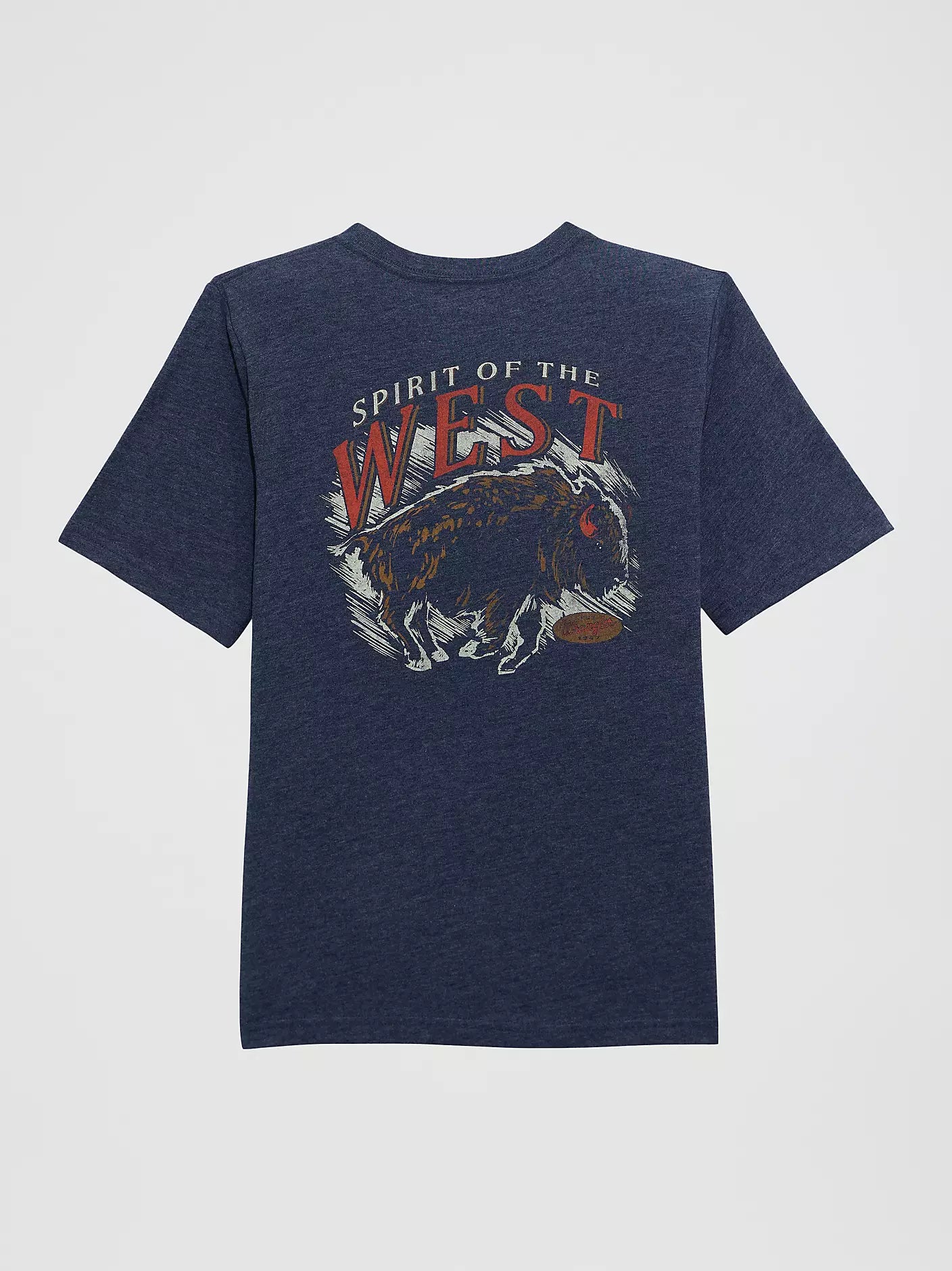 Wrangler Stampede Blue Graphic T-Shirt (Boy's)