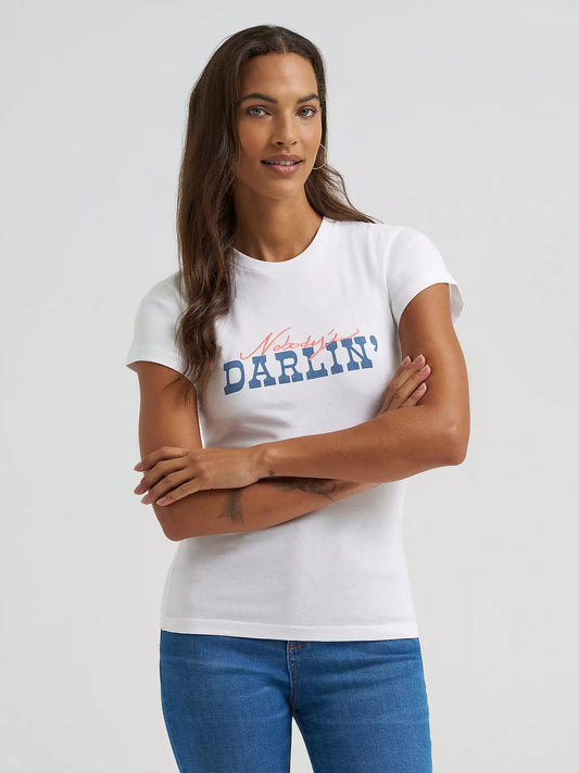 Wrangler Nobody's Darlin' Shrunken Band Tee (Women's)