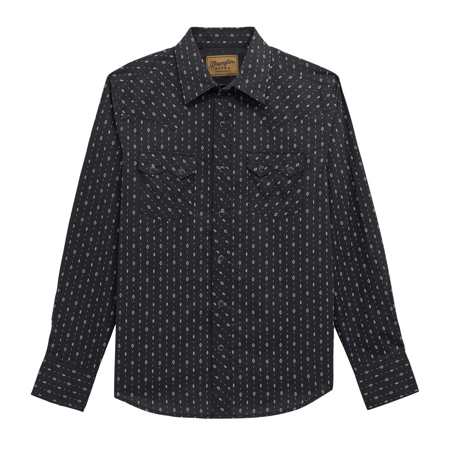 Wrangler Retro® Long Sleeve Shirt - Modern Fit - Black