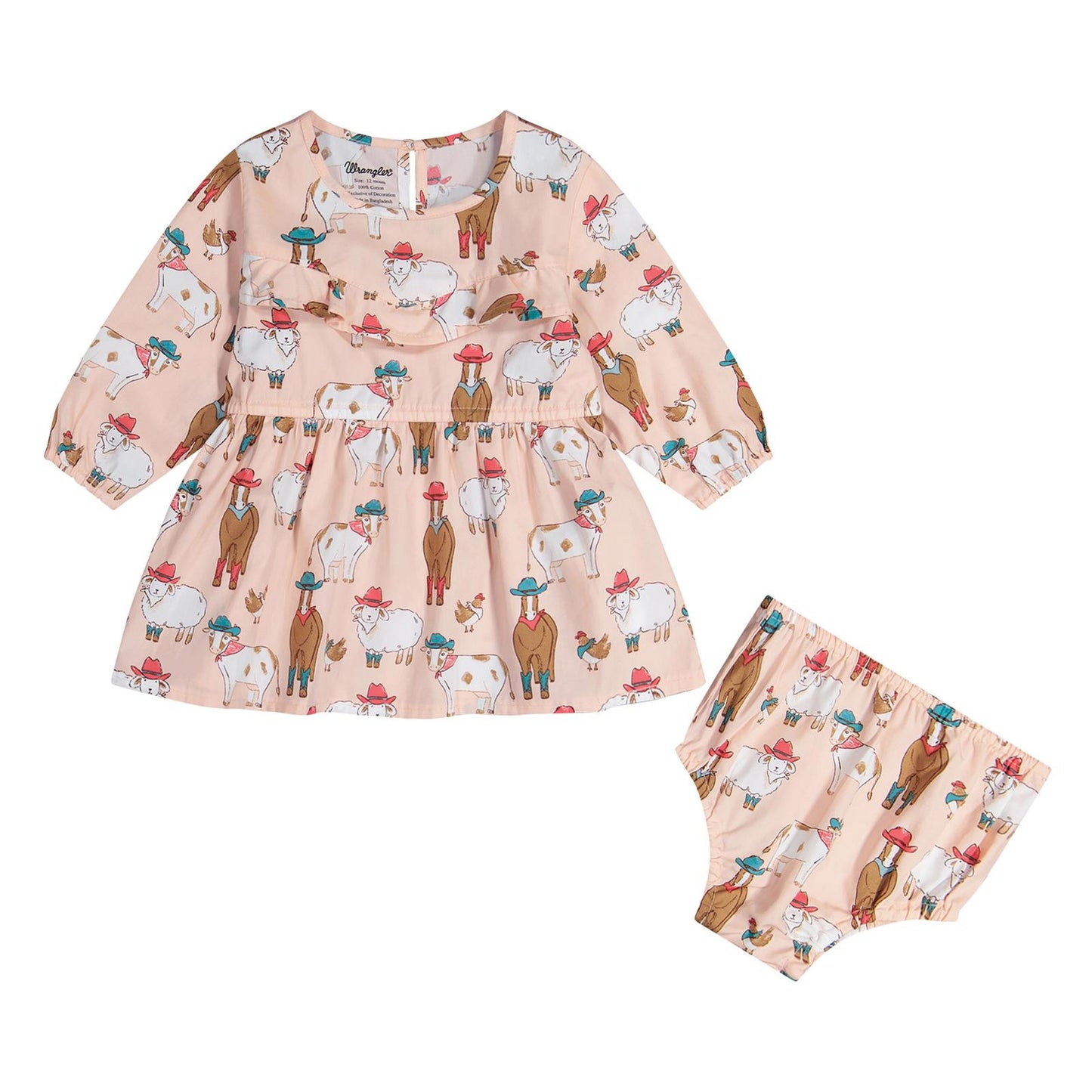 Wrangler® Baby Girls Dress - Pink
