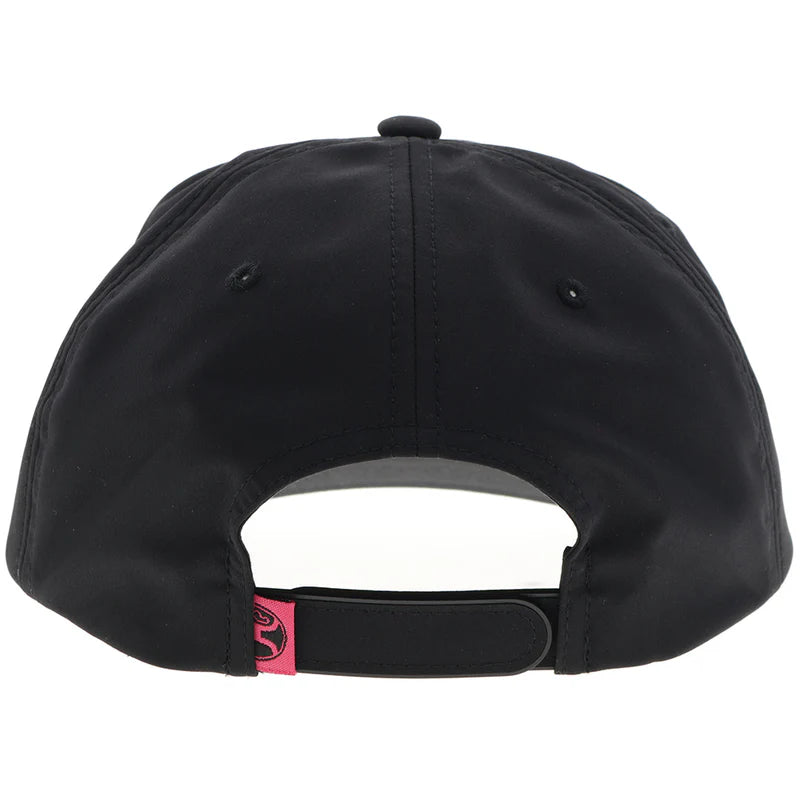 Hooey - "Cheyenne" Black Trucker Hat with Pink/Blue/Black Patch (Youth)
