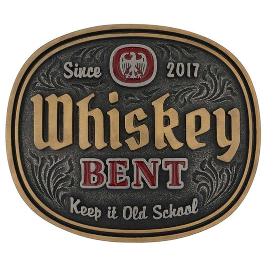 Keep it Old School Whiskey Bent Buckle