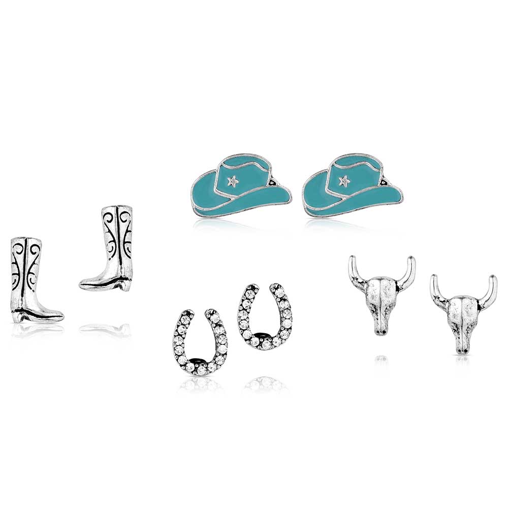 Boot Scootin Post Earring Set