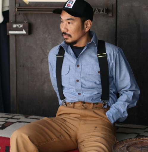 Big Bill Clip-On Suspenders, Black